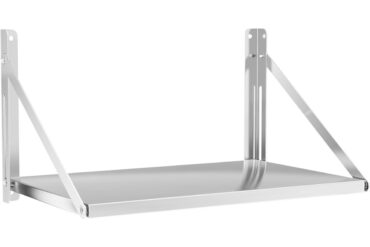 Saliekamais sienas plaukts no nerūsējoša tērauda 600x300mm | Adexa 330901