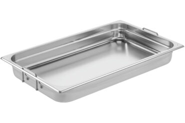 Nerūsējošā tērauda Gastronorm panna ar rokturi GN1/1 Dziļums 20mm | Adexa 81120H