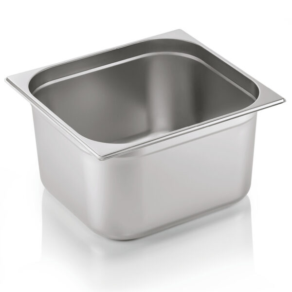 Nerūsējošā tērauda Gastronorm panna GN2/3 Dziļums 200 mm | Adexa 8238