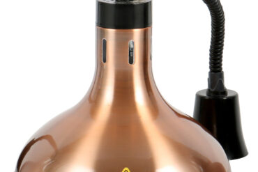 Siltumlampa ar maināmu augstumu kupola veidā Bronza | Adexa A65121407