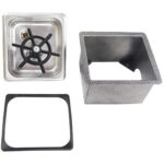 Stikla skalošanas ierīce, iebūvējama vai galda virsmai | Adexa B1209 - Image 4