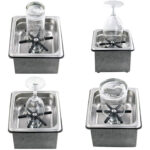 Stikla skalošanas ierīce, iebūvējama vai galda virsmai | Adexa B1209