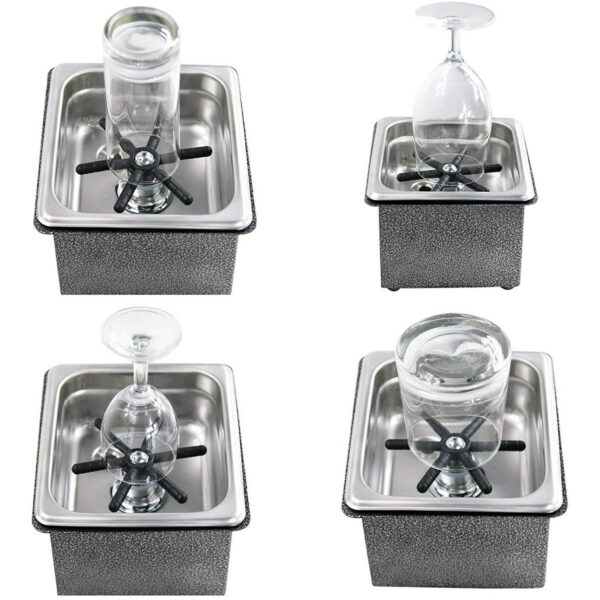 Stikla skalošanas ierīce, iebūvējama vai galda virsmai | Adexa B1209