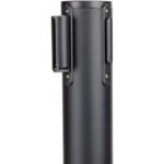 Melns barjeras stabs ar sarkanu ievilktu jostu 2m | Adexa BBP01AR - Image 2