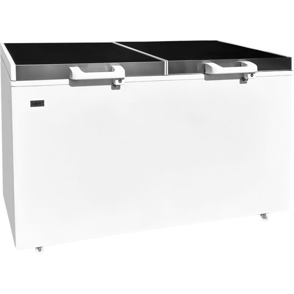 Komercijas krūškurvja saldētava 446 litri Ar cieto nerūsējošā tērauda vāku | Adexa BCBD446