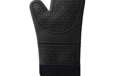 Profesionālais cepeškrāsns cimdiņš ar garu silikona melnu | Adexa BHSC01B