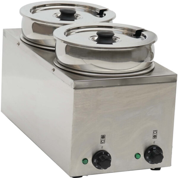Bain Marie 2 karstās katli 2x3,5 litri | Adexa BMP42