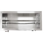 Komerciālais ūdens bane marī 3xGN1/2 konteineri un vāki ar drenāžas krānu | Adexa BR08045 - Image 5