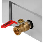 Tirdzniecības Bain Marie 4xGN1/2 konteineri un vāki Ar iztukšošanas krānu | Adexa BR11045 - Image 10