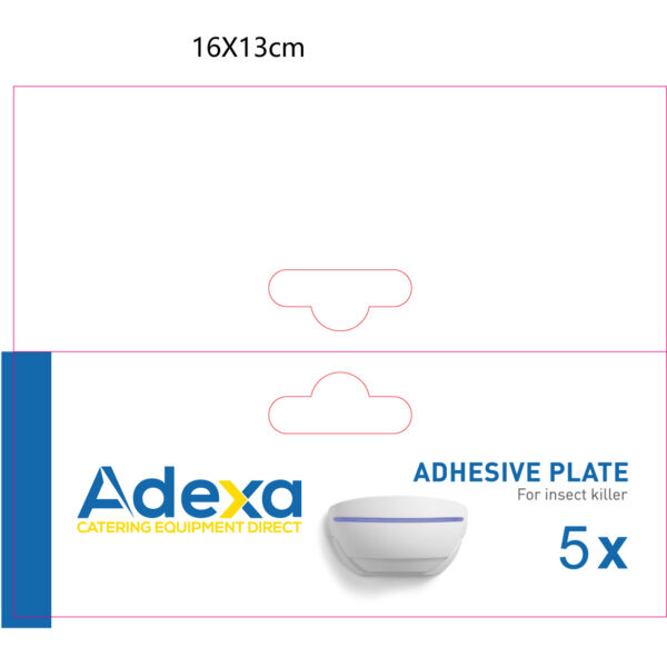 5 gab. līmpapīri insektu iznīcinātājam Adexa C515W |