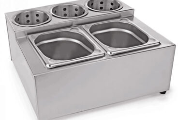 Komerciālais Garšvielu un Galda Piederumu Turētājs, ieskaitot tvertnes | Adexa CH002