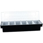 Garnējumu paplāte / Mērču dozators ar vāku 6 nodalījumi | Adexa CHA001 - Image 3