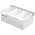 Garnējumu paplāte / Garšvielu izsmidzinātājs ar vāku 3 nodalījumi Nerūsējošs tērauds un plastmasa | Adexa CHB03 - Image 2