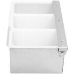 Garnējumu paplāte / Garšvielu izsmidzinātājs ar vāku 3 nodalījumi Nerūsējošs tērauds un plastmasa | Adexa CHB03 - Image 3