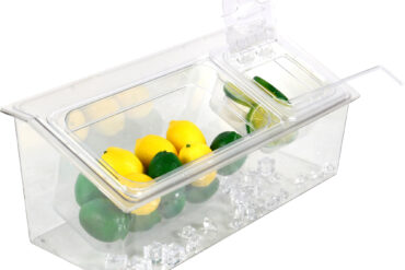 Aukstā Garšvielu Tvertne, ietver 1xGN1/3+1xGN1/6-150mm traukus ar vāku, plastmasa | Adexa CHP06BD3