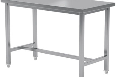 Komercdarbības darba galds Nerūsējošais tērauds Bez apakšējā plaukta 1400x700x900mm | Adexa CT70140