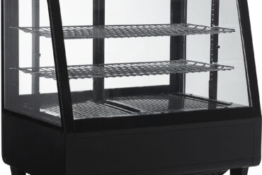 Displeja ledusskapis 100 litri 2 plaukti Melns | Adexa CW100B