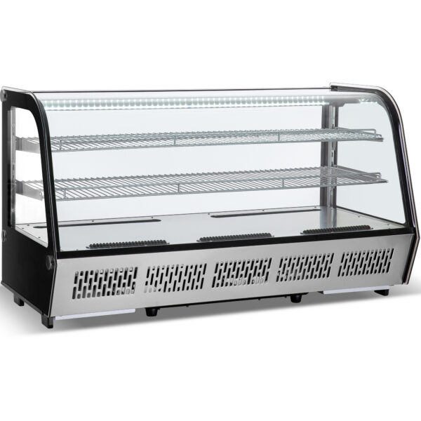 Displeja vitrīnas ledusskapis 200 litri 2 plaukti | Adexa CW200R
