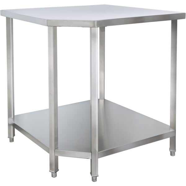 Komerciāla nerūsējošā tērauda stūra darba galds 900x900x600x600x900mm | Adexa CWTB1060S
