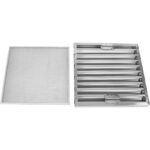 Izplūdes pārsega Šūnu filtrs un Sieta filtrs ar Rokturi un Vadotnēm Nerūsējošais tērauds/Alumīnijs 500x250x40mm | Adexa DCF50254AM - Image 2