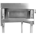 Komercsabiedrības izlietne trauku mazgāšanai 1 bļoda Kreisais apakšējais plaukts Aizmugures panelis 1200x700x927mm | Adexa DSB1270L - Image 4