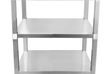 Tirdzniecības darba galds Nerūsējoša tērauda 3 līmeņi Kvadrātveida kājas 800x700x900mm | Adexa DW3T8070