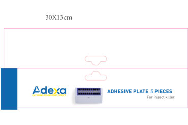 5 gab. lipīgas līmes papīrs kukaiņu slepkavam Adexa E36 |