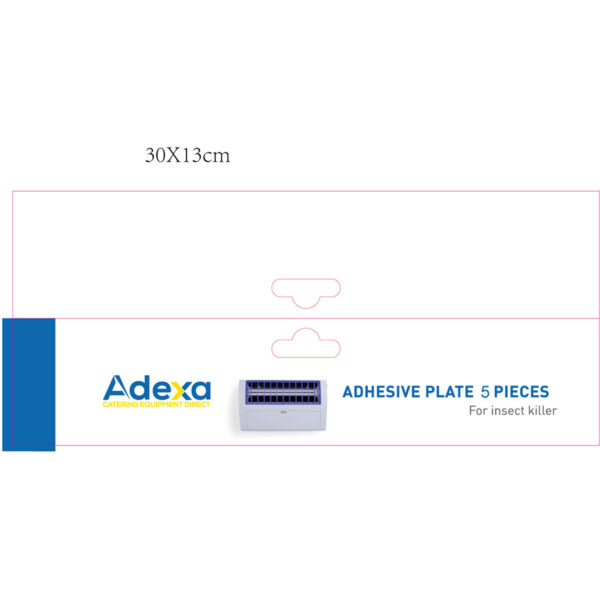 5 gab. lipīgas līmes papīrs kukaiņu slepkavam Adexa E36 |