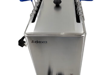 Komerciāls olu vārītājs Nerūsējošs tērauds 6 turētāji | Adexa EEBS6