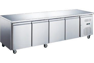 Ventilēts komerciālais saldētavas lete ar 4 durvīm Dziļums 700mm | Adexa FG41V