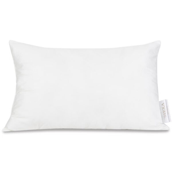 Bērnu spilvens / Bēbīšu spilvens - 35x55 cm - Bumbiņu šķiedra - 250g - Kokvilnas kambrika - Balta | Siexa FP35551