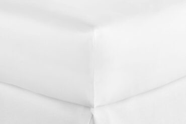 Eksklusīvs Dra uzliekams palags 90x200 cm 100% Kokvilna 300TC Balts | Siexa FS902001