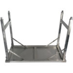 Saliekams nerūsējošā tērauda darba galds 1000x600x850mm | Adexa FW4187645 - Image 4