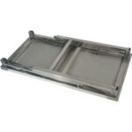 Saliekams nerūsējošā tērauda darba galds 1000x600x850mm | Adexa FW4187645 - Image 6