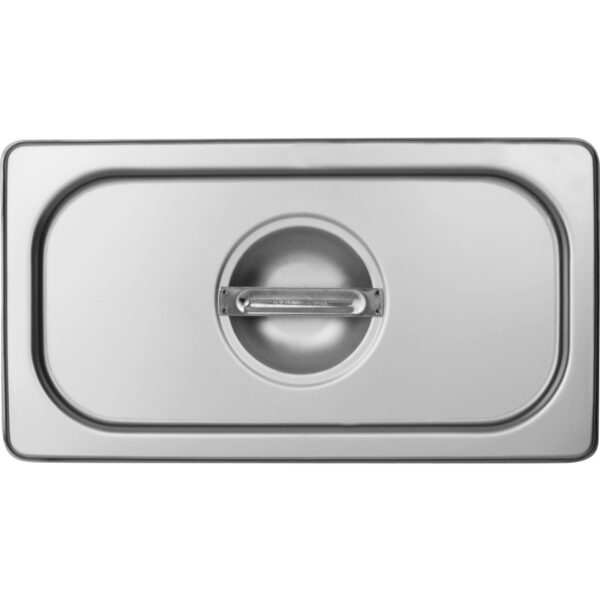 Nerūsējošā tērauda Gastronorm trauka vāks GN1/3 | Adexa E8013000C-813L