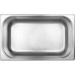 Nerūsējošā tērauda Gastronorm panna GN1/1 dziļums 100 mm | Adexa E8011100-8114 - Image 2