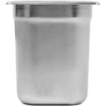 Nerūsējošā tērauda Gastronorm trauks GN1/6 dziļums 200mm | Adexa 8168