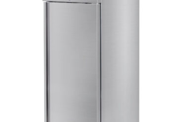 B KLASAS Komerciālais ledusskapis Vertikāls skapis 685 litri Nerūsējošais tērauds Vienas durvis GN2/1 Ventilējama dzesēšana | Adexa R650V B GRADE