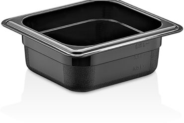 Polikarbonāta Gastronoma Panna GN1/6 Dziļums 65mm Melna | Adexa PB8162