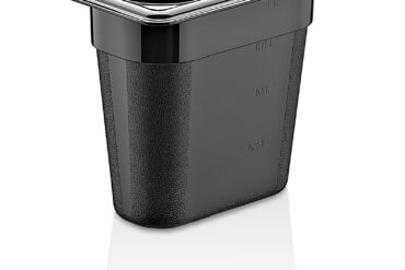 Polikarbonāta Gastronorm panna GN1/9 Dziļums 150mm Melna | Adexa PB8196