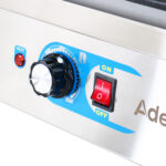 Profesionālais Grils Elektriskais 2 zonas 4.6kW Gluda Čuguna virsma | Adexa GP7050GW - Image 4