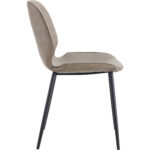 Side Dining Chair PU ādas sēdeklis Dabīgs | Adexa GSYH003N