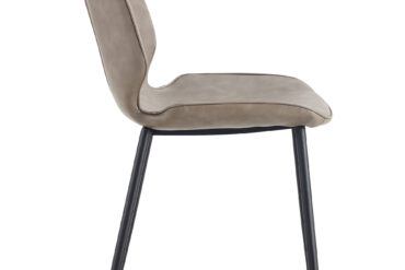 Side Dining Chair PU ādas sēdeklis Dabīgs | Adexa GSYH003N