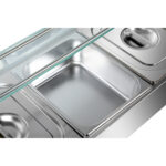 Komerciālais Bain Marie ar stikla aizsargu 5xGN1/2 | Adexa HBM25 - Image 4