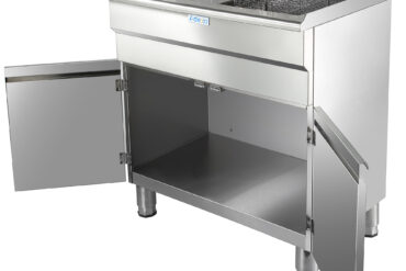 Komerciālais fritēšanas katls Dubultais Elektriskais 32 litri 10kW Brīvi stāvošs | Adexa HEF162C