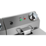 Komerciālais elektriskais fritieris 2x8 litri 6,5 kW galda virsmai | Adexa HEF608 - Image 3
