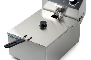Vienkanāla komerciālā friteze, elektriskā 6 litru, 2.5kW galda virsmas | Adexa HEF81