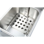 Vienkanāla komerciālā friteze, elektriskā 6 litru, 2.5kW galda virsmas | Adexa HEF81 - Image 4