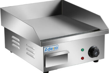 Komerciāla gludināmā plāksne gluda 250x400x215mm 2kW elektriskā | Adexa HEG250