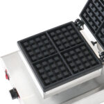 Komerciālais Vafeļu Cepējs Viens Kvadrātveida Beļģu | Adexa MLP801B - Image 5